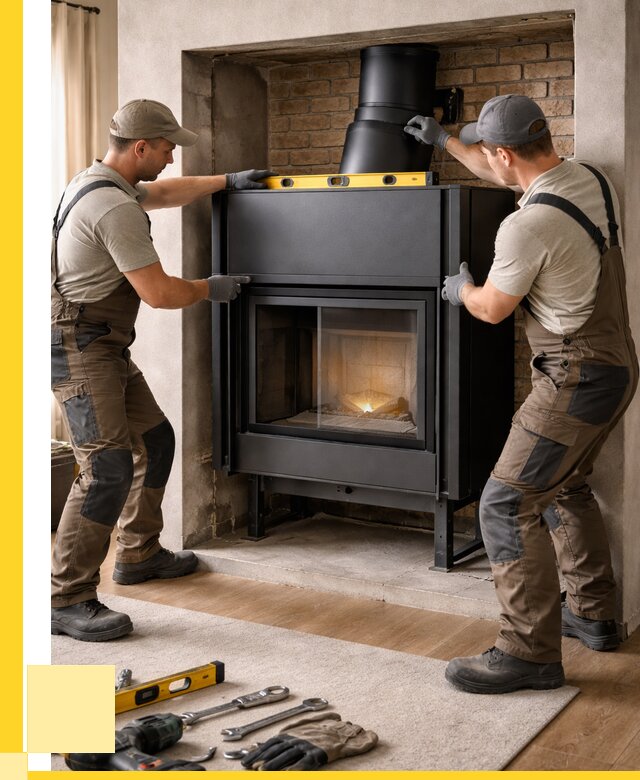 Установка каминных топок в Липецке под ключ от 18709 р. | ЭриданЛпц