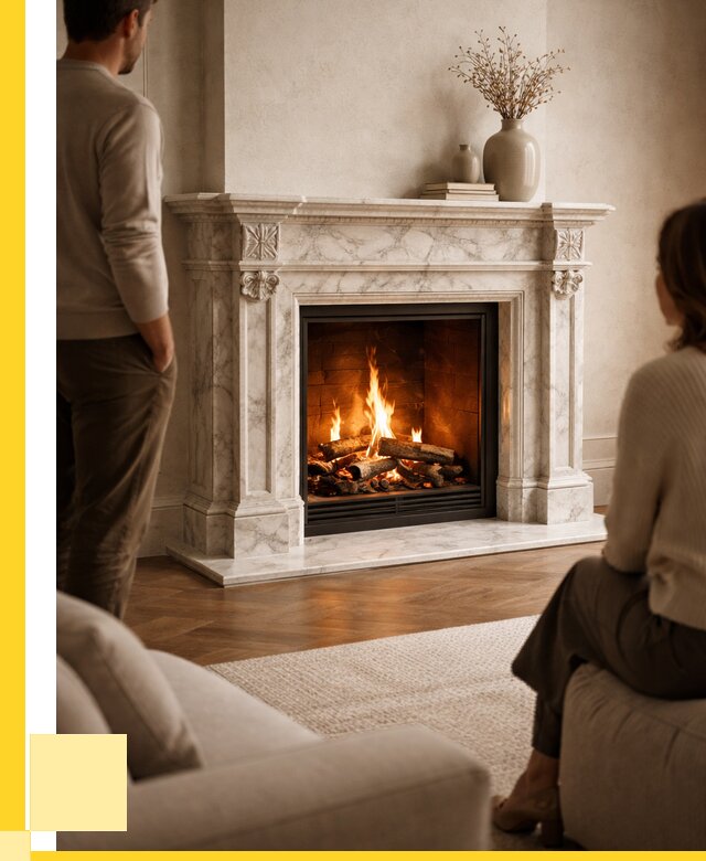 Мраморные камины под ключ в Липецке от 259850 р. | ЭриданЛпц