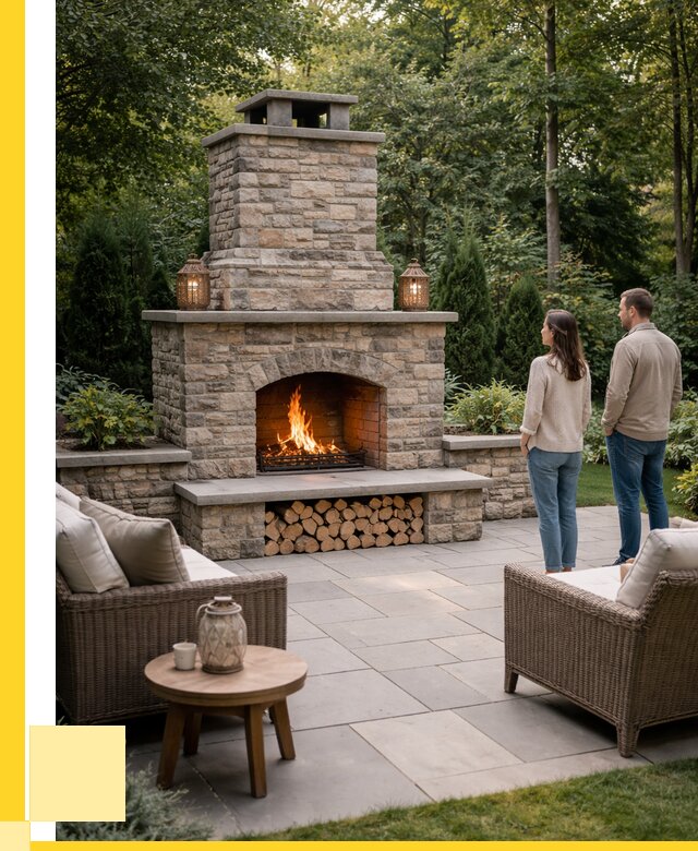 Уличные камины из кирпича в Липецке от 155910 р. | ЭриданЛпц