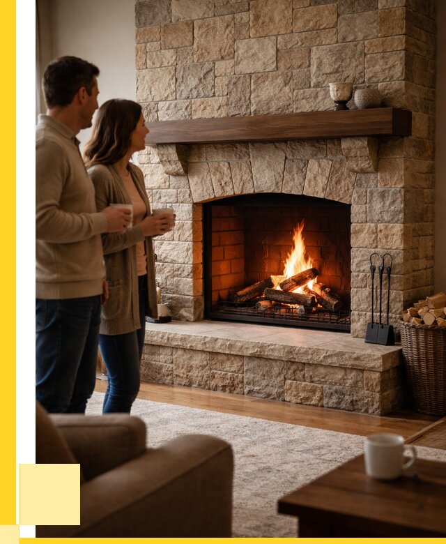 Каменные камины на заказ в Липецке от 187092 р. | ЭриданЛпц