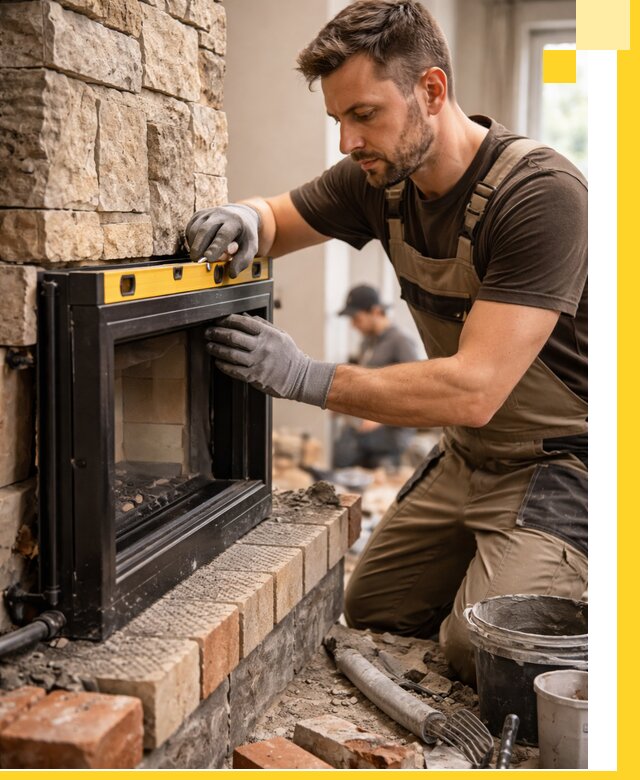 Дровяные камины под ключ в Липецке: монтаж, обустройство