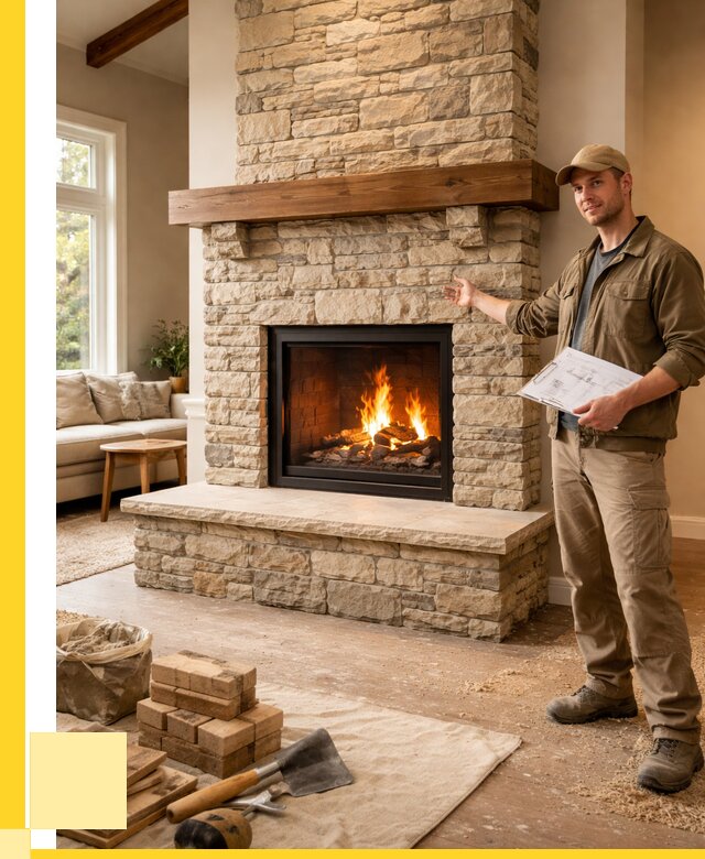 Камины под ключ в Липецке от 187092 р. | ЭриданЛпц — установка