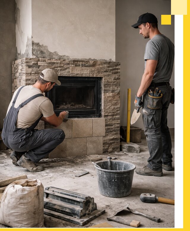 Камины под ключ в Липецке: проект, изготовление и монтаж