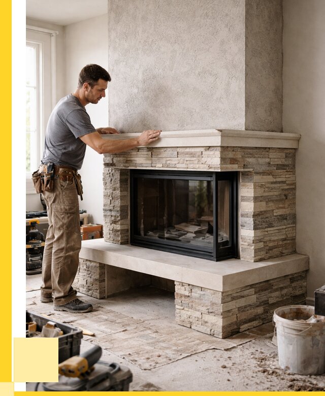 Изготовление каминов под ключ в Липецке от 155910 р. | ЭриданЛпц