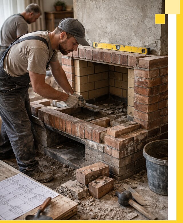 Изготовление и установка каминопечей под ключ в Липецке