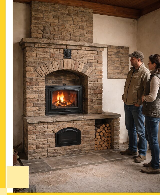 Кирпичная печь под ключ в Липецке от 155910 р. | ЭриданЛпц