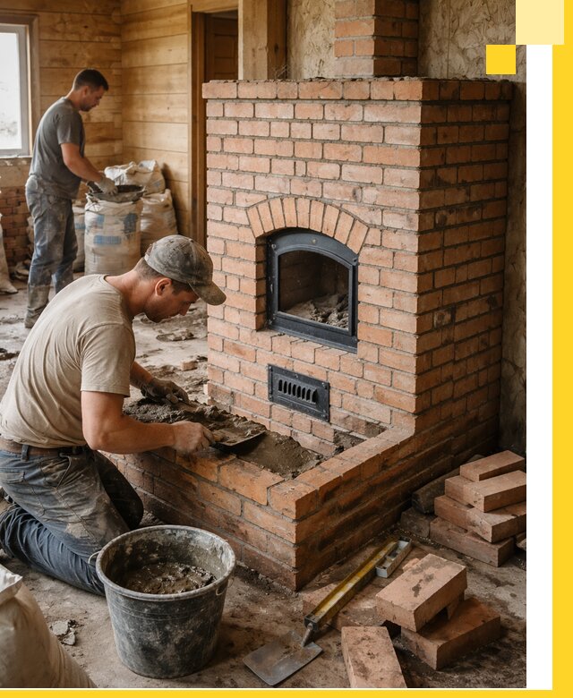 Профессиональное строительство печей в Липецке под ключ