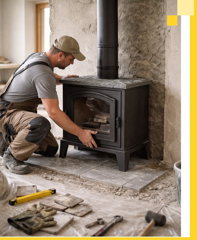 Профессиональный монтаж печей и каминов в Липецке под ключ