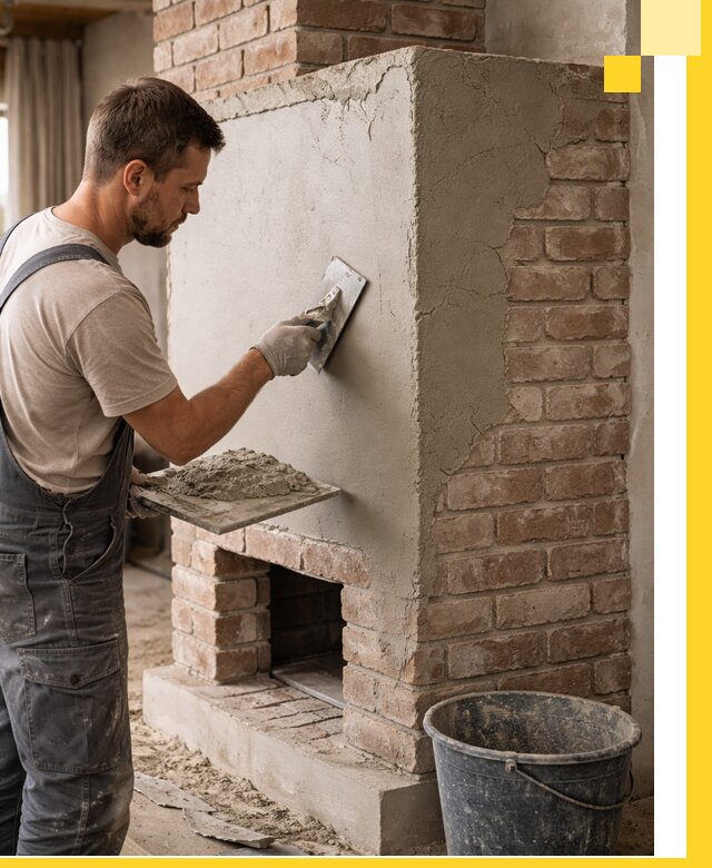 Отделка печей и облицовка каминов в Липецке под ключ