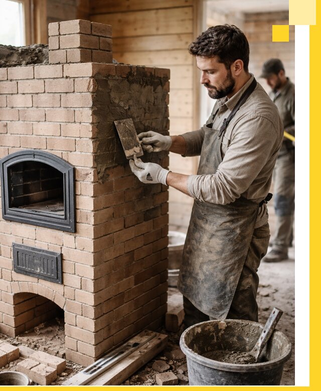 Изготовление и установка печей-шведок под ключ в Липецке