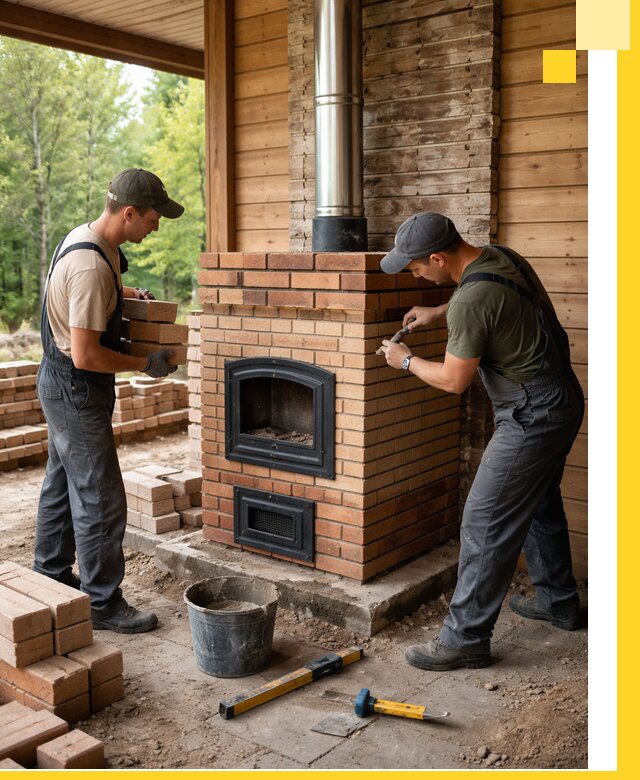 Производство и установка дачных печей под ключ в Липецке