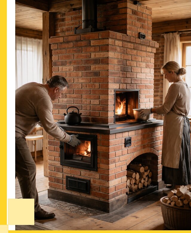 Печи для загородного дома под ключ в Липецке от 83152 р. | ЭриданЛпц