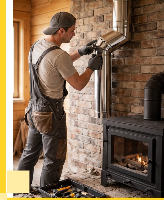 Монтаж дымоходов для печей в Липецке от 7796 р. | ЭриданЛпц