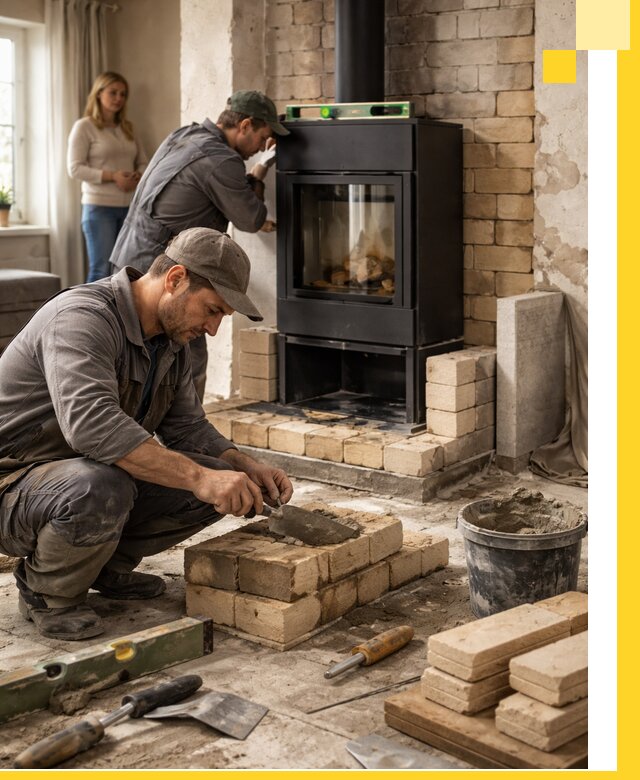 Печи и камины под ключ: проект, установка в Липецке