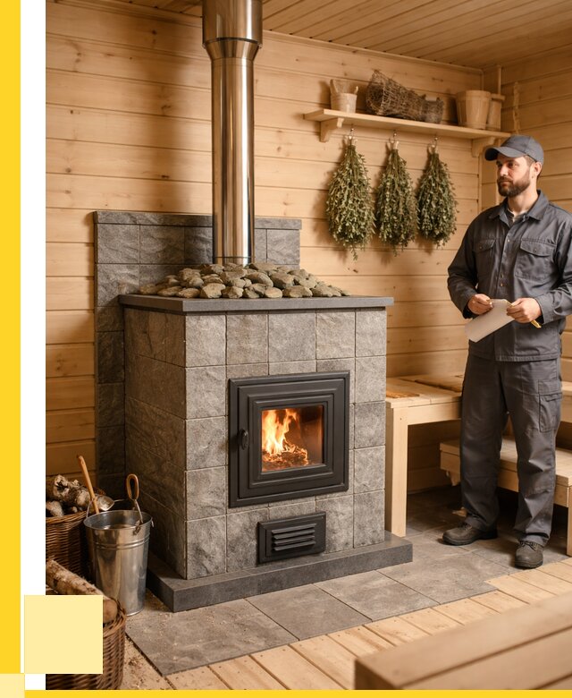 Печи для бани под ключ в Липецке от 124728 р. | ЭриданЛпц