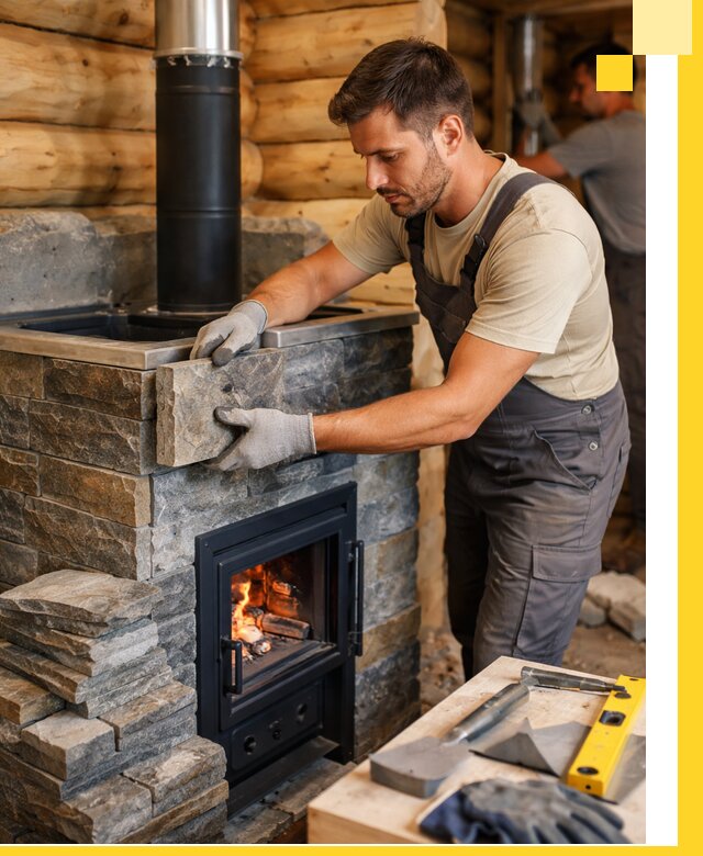 Печи для бани под ключ в Липецке: изготовление и монтаж