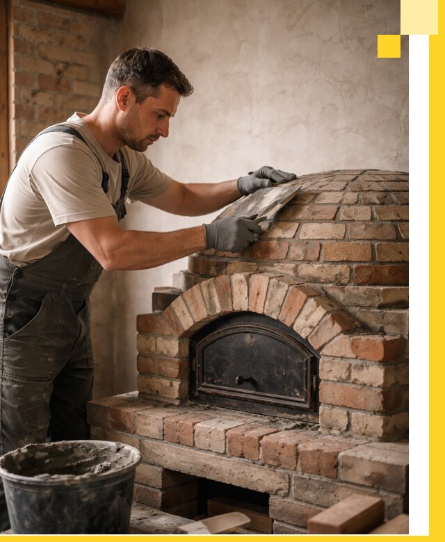 Изготовление и монтаж помпейских печей на заказ в Липецке