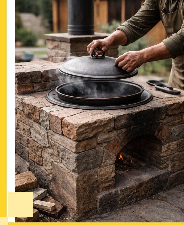 Печи для казана в Липецке по цене от 18709 р. | ЭриданЛпц