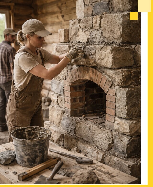 Каменные печи на заказ и монтаж в Липецке, долговечные решения