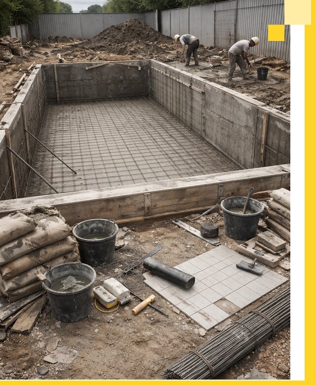 Строительство бассейнов под ключ в Липецке, дизайн и монтаж