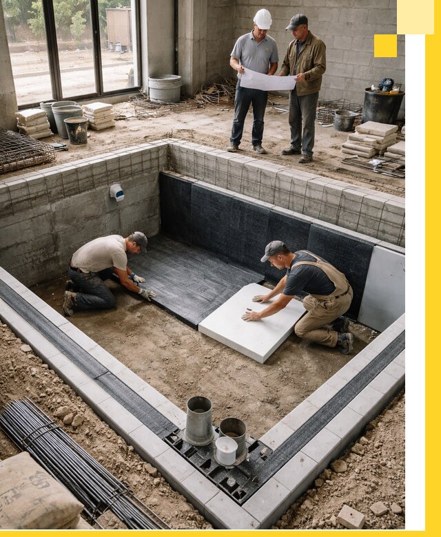 Проекты частных и общественных бассейнов под ключ в Липецке