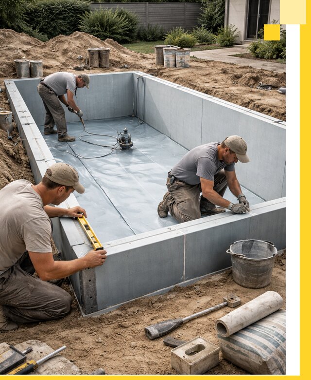 Профессиональный монтаж бассейнов под ключ в Липецке с гарантией