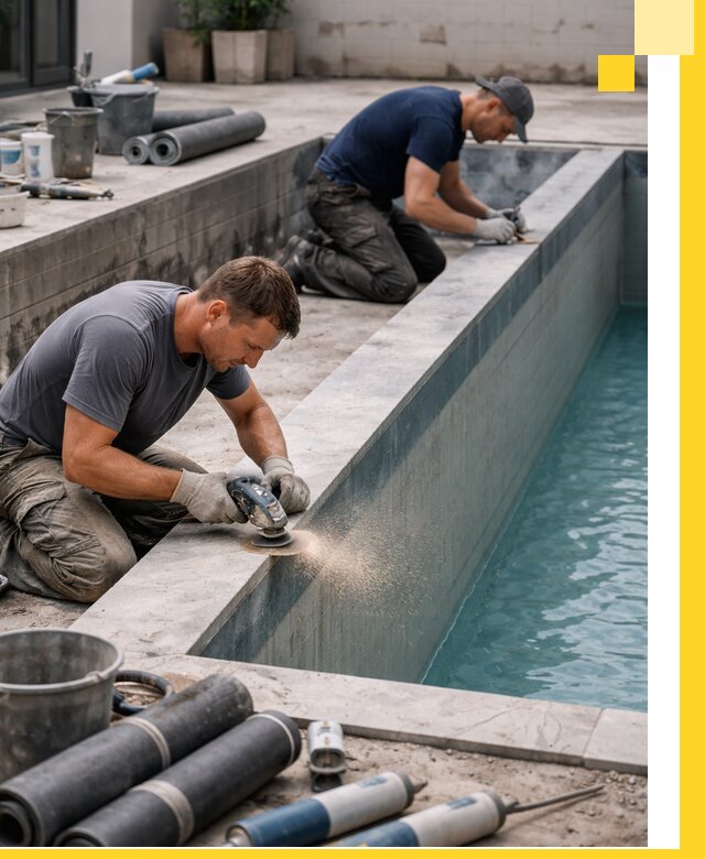 Профессиональный ремонт бассейнов под ключ в Липецке