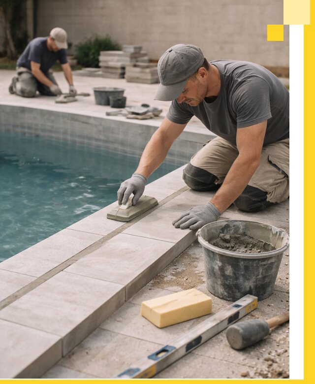 Отделка бассейнов в Липецке: декоративная отделка и гидроизоляция