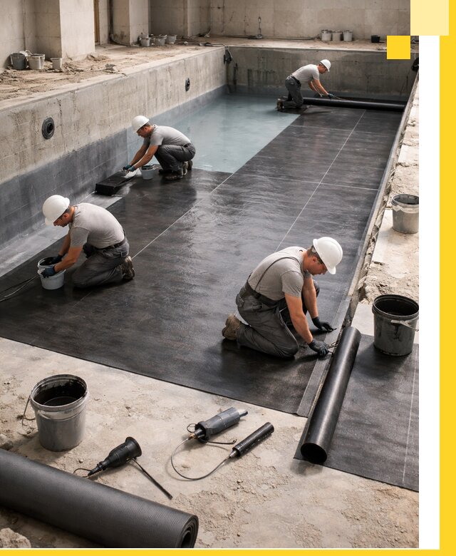 Профессиональная гидроизоляция бассейнов и чаш в Липецке под ключ