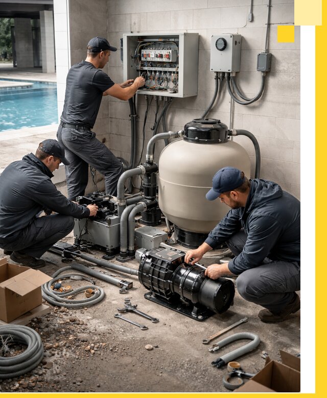 Профессиональный монтаж оборудования для бассейнов в Липецке