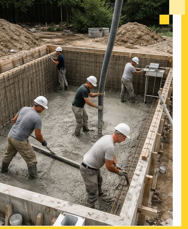 Строительство бетонных бассейнов под ключ в Липецке