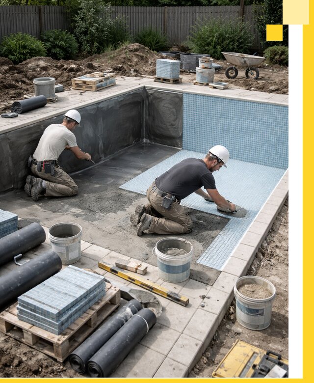 Проектирование и строительство стационарных бассейнов в Липецке