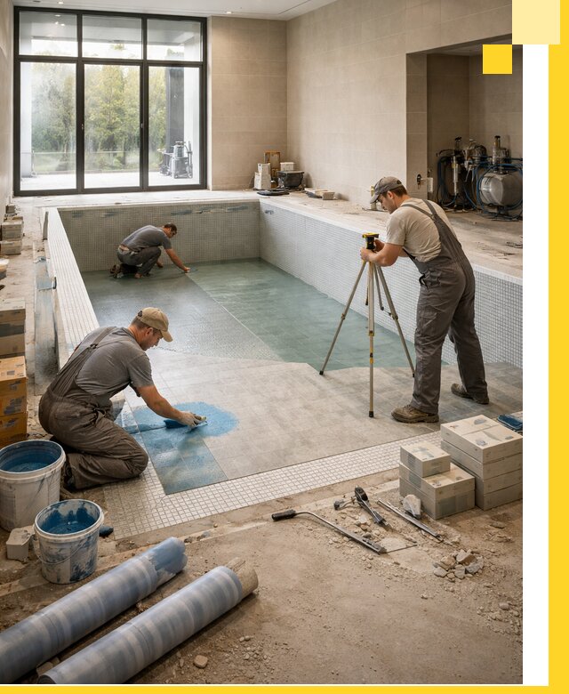 Проект и строительство закрытых бассейнов в Липецке под ключ