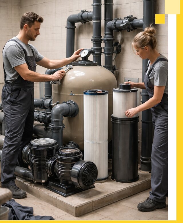 Фильтры и системы фильтрации для бассейнов в Липецке