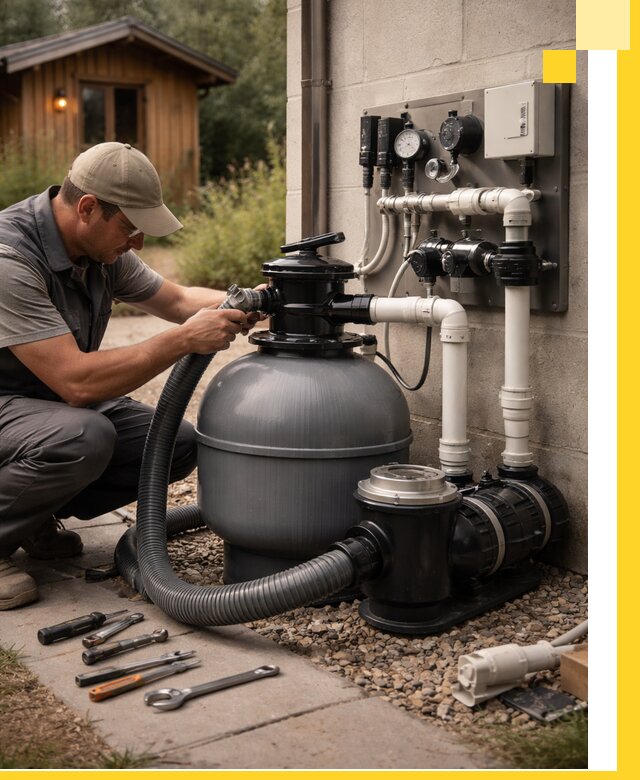 Продажа и монтаж фильтров и насосов для бассейнов в Липецке