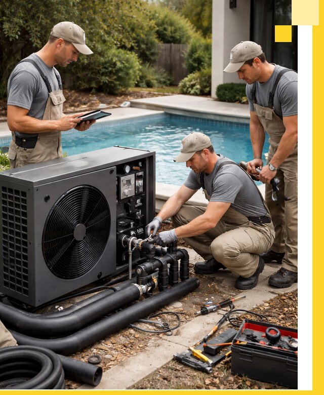 Проектирование и установка тепловых насосов для бассейнов в Липецке