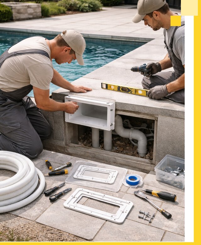 Поставка и установка скиммеров для бассейнов в Липецке