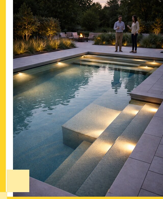 Освещение бассейнов в Липецке под ключ от 25985 р. | ЭриданЛпц