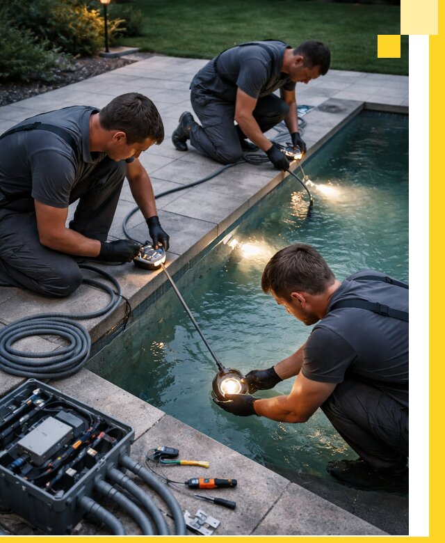 Профессиональное освещение бассейнов в Липецке: дизайн и монтаж