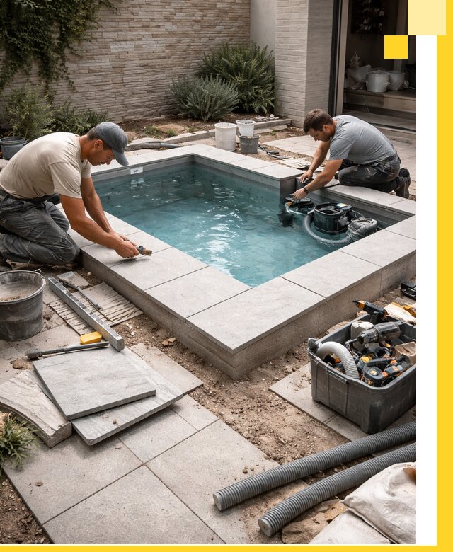 Мини бассейны под ключ в Липецке, дизайн и установка