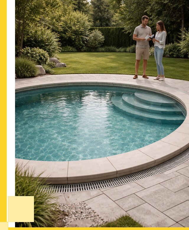 Круглые каркасные бассейны купить в Липецке от 259850 р. | ЭриданЛпц