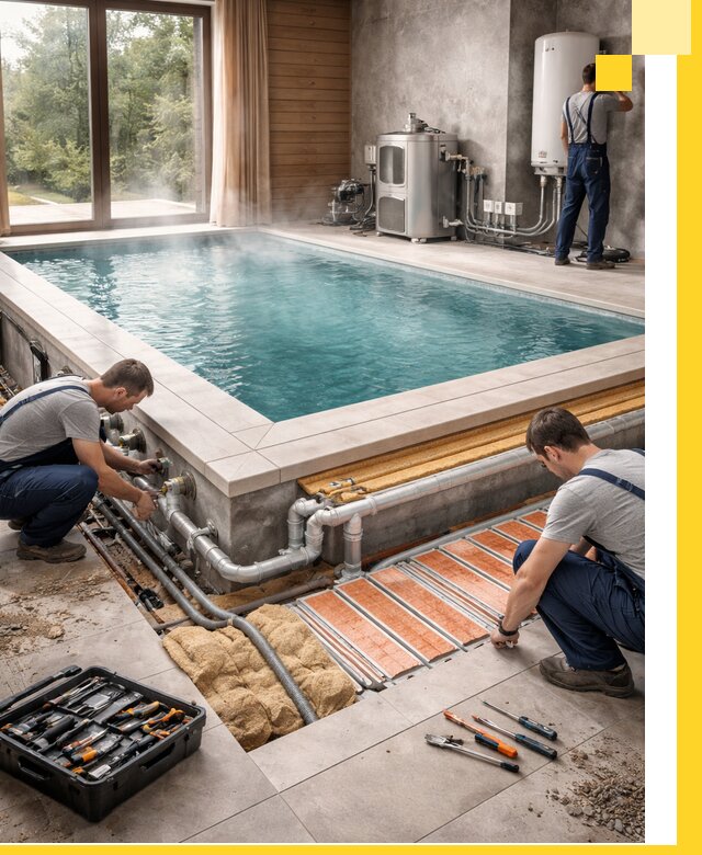 Проектирование и строительство тёплых бассейнов в Липецке