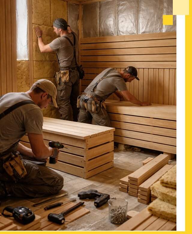 Профессиональное строительство саун под ключ в Липецке