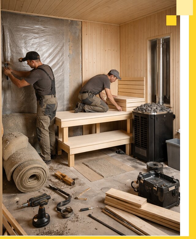 Проекты саун под ключ в Липецке дизайн и строительство