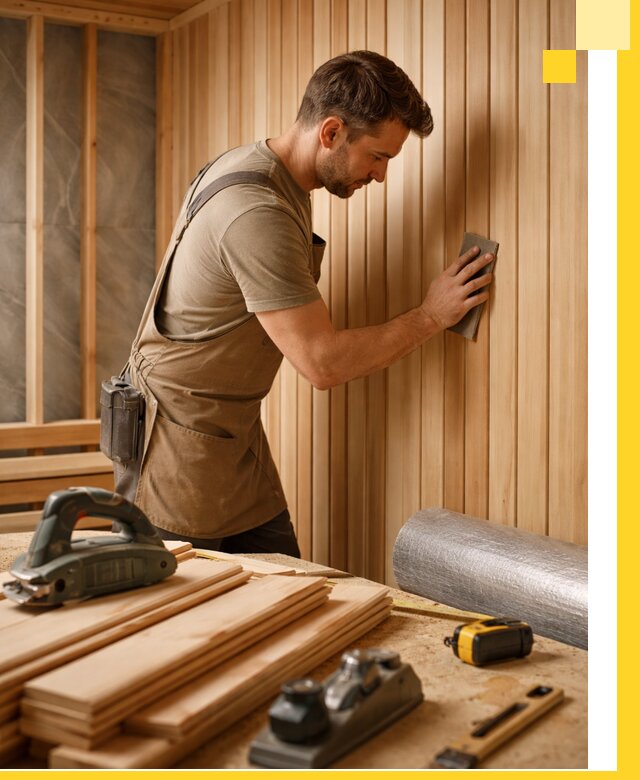 Профессиональная отделка саун и парных под ключ в Липецке