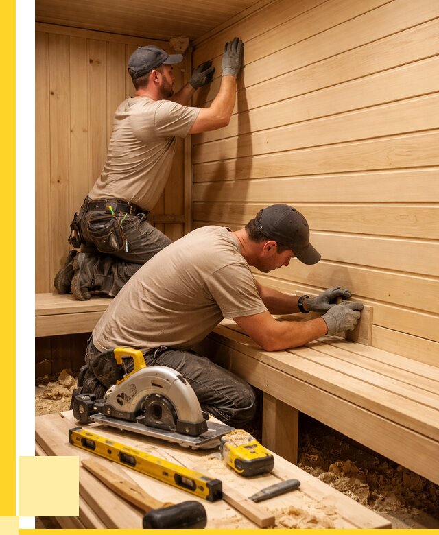 Обшивка саун вагонкой в Липецке от 2599 р. | ЭриданЛпц