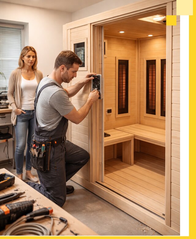 Инфракрасные сауны под ключ в Липецке продажа и установка