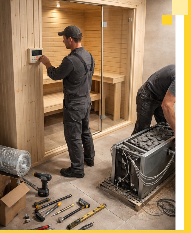 Поставка, установка и монтаж электрических саун в Липецке