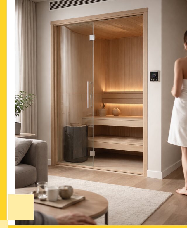 Сауна в квартире под ключ в Липецке от 124728 р. ЭриданЛпц