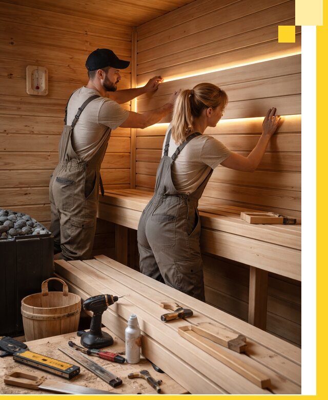 Дизайн саун и бань под ключ с индивидуальным проектом в Липецке